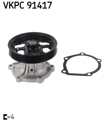Vodné čerpadlo, chladenie motora SKF